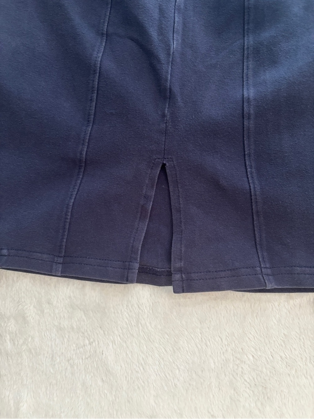 Athleta Dark Navy Panel Pencil Skirt - Picture 6 of 6